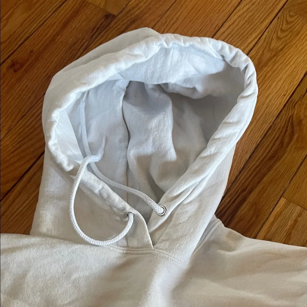 Port and Company White Graphic Hoodie - Picture 3 of 4